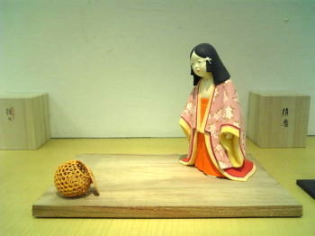 ６０周年記念展白彫会会場: 人形作家の語る博多の文化